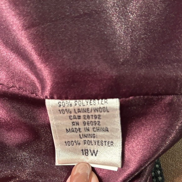 Dalia Collection Charcoal Double-Breasted Blazer - Picture 9 of 11